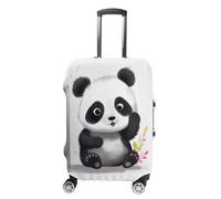 ZLFDSKGY Housse de bagage lavable avec motif panda et étoiles - Housse de protection élastique anti-rayures pour valise de taille, Panda Star, XL