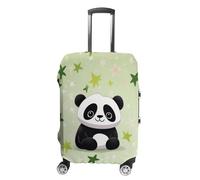 ZLFDSKGY Housse de bagage lavable avec motif panda et étoiles - Housse de protection élastique anti-rayures pour valise de taille, Panda Star, L