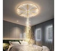 ZLGUBAY 45w LED Lampe De Plafond Ronde, Lampe De Plafond Dimmable Moderne Avec Télécommande, Lampe De Chambre De Conception Créative, Ombre-Lampe Acrylique Pour Salon Salle D'étude Salle à Manger