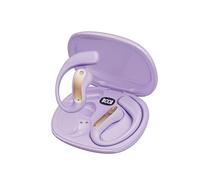 ZLGUBAY écouteurs sans Fil De Traduction AI, Bluetooth 5.4 écouteurs à Oreille Ouverte, 72h Playtime LED Power Display, pour Le Voyage Affaires Courir Gym, Casques Sportifs à L'épreuve De La Sueur