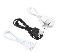 ZLGYGLEO 1 câble d'alimentation USB 5 V CC mâle vers adaptateur de câble de charge CC de 3,5 x 1,35 mm (coude blanc, 80 cm)