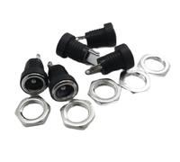 ZLGYGLEO Lot de 5/10 connecteurs jack femelles DC022B 3,5 x 1,3 mm 3,5 x 1,3 mm 3 A 12 V CC 2 bornes à pied (50 pièces de 3,5 x 1,3 mm)