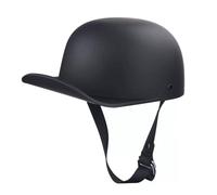 ZLHYQA Casque de Moto Demi-Casque de Baseball homologué ECE, Classique, Ouvert, pour Adultes, Skateboard, Scooter, Karting, cyclomoteur