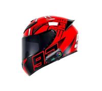 ZLHYQA Casque de Moto intégral avec visière antibuée et Double Haut-Parleur intégré, pour Adulte, Homme et Femme, VTT, Dirt, BMX, cyclomoteur, homologué ECE