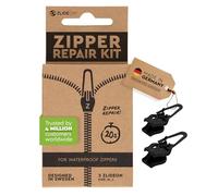 ZlideOn Kit de réparation de fermeture à glissière de rechange - Noir Réparation de fermeture à glissière pour fermetures à glissière étanches Multipack (2 pack) - pour vestes de pluie et plus