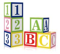 Zliisang Lot de 6 boîtes à ballons colorées ABC et lettres de l'alphabet 123 pour la rentrée scolaire, décoration d'histoire de dessin animé pour l'école, l'obtention d'un diplôme, fournitures de fête
