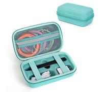 ZLiT Étui de transport pour stylo MYNT3D Super 3D, sac de rangement de protection pour stylo d'impression 3D MYNT3D Super 3D, recharges de filament et câble de charge (cyan-bleu)