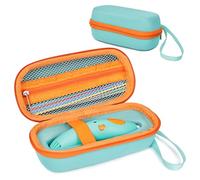 ZLiT Étui de transport rigide pour 3Doodler Start+ Essentials (2024) pour stylos 3D - Sac de rangement pour stylo d'impression et câble de charge (bleu cyan)