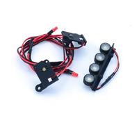 ZLiT Kit d'éclairage de toit Traxxas 1/18 Trx4 m K10, kit d'éclairage de toit avant et arrière RC pour Traxxas 1/18 Trx4 m K10 (éclairage avant arrière et lumière de toit)