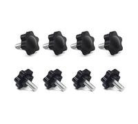 ZLiT Lot de 8 vis fixes pour pédale de direction Logitech - Vis de fixation pour pédale de direction Logitech G25 G27 G29 G920 G923 (noir)