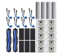 ZLiT Pièce de rechange pour aspirateur Ecovacs Deebot T80 - Brosse principale - Brosse latérale - Filtres en tissu - Sac à poussière (1)
