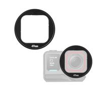 ZLiT Support de filtre d'objectif pour appareil photo Insta360 Ace Pro/Pro 2,360 Ace Pro/Pro 2 - En alliage d'aluminium - Anneau de protection - 49 mm