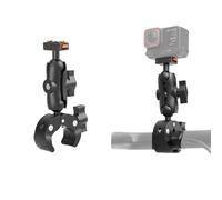 ZLiT Support de guidon de vélo compatible avec Insta360 Ace/Ace Pro/Ace Pro 2/X5/X4 Air Camera Bike Moto Guidon Clamp Quick Release Magnetic Mount (Noir, 1 pièce)