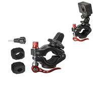 ZLiT Support de guidon de vélo pour caméra DJI Action 4, réglable à 360° pour DJI Action 4 et Insta360 Series Noir