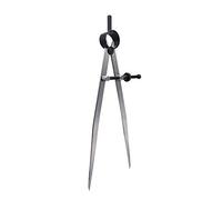 ZLKSKER Diviseur d'aile en acier verrouillable réglable de 8 pouces, boussole en cuir pour le travail du bois et l'artisanat du cuir, outil de marquage et de traçage