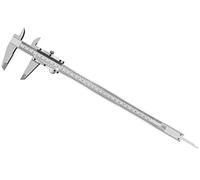 ZLKSKER Pied à coulisse micromètre vernier de 300 mm, outil de mesure de précision en acier inoxydable (pouces/métrique), mesure de profondeur/intérieur/extérieur/pas, 0,02 mm