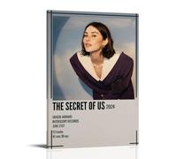 ZLLFES Gracie Abrams Poster sur toile « The Secret Of Us » - Style moderne et simple - Convient pour diverses scènes de vie - Également un excellent cadeau d'anniversaire ou souvenir - Style cadre 20