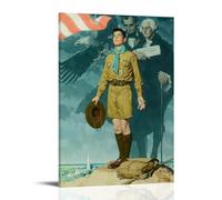 ZLLFES Poster sur toile Norman Rockwell - Style moderne et simple - Convient pour diverses scènes de vie - C'est également un excellent cadeau d'anniversaire ou souvenir - Style cadre 40 x 60 cm