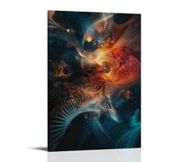 ZLLJXFZZ Affiche d'art algorithmique - Décoration murale moderne - Décoration murale à suspendre - 40 x 60 cm