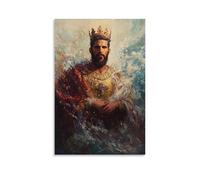 ZLLJXFZZ King of Kings - Décoration murale moderne à suspendre - Le Sauveur éternel - 30 x 45 cm