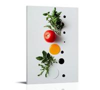 ZLLJXFZZ Poster alimentaire Bauhaus, design alimentaire fonctionnel, art mural, décoration moderne, affiche d'art à suspendre, 60 x 90 cm