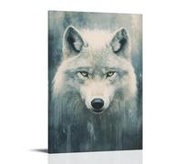 ZLLJXFZZ Poster animal mystique, esprit loup, décoration murale moderne à suspendre 50 x 75 cm