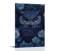 ZLLJXFZZ Poster animal mystique, oracle hibou art mural décoration moderne à suspendre 30 x 45 cm