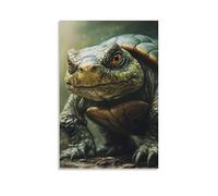 ZLLJXFZZ Poster animal ridicule, tortue ninja (tortue réelle) décoration murale moderne à suspendre 30 x 45 cm