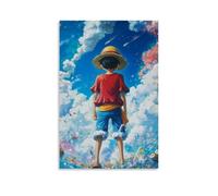 ZLLJXFZZ Poster Anime Luffys Dream - One Piece Adventure Begins - Décoration murale moderne à suspendre - 20 x 30 cm