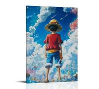 ZLLJXFZZ Poster Anime Luffys Dream - One Piece Adventure Begins - Décoration murale moderne à suspendre - 20 x 30 cm