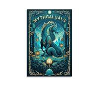 ZLLJXFZZ Poster bestiaire de créature mythique - Décoration murale moderne à suspendre - 20 x 30 cm