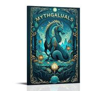 ZLLJXFZZ Poster bestiaire de créature mythique - Décoration murale moderne à suspendre - 30 x 45 cm