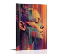 ZLLJXFZZ Poster d'art algorithmique - Décoration murale moderne à suspendre - 60 x 90 cm