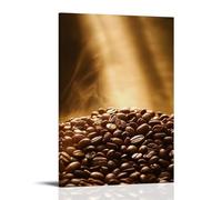 ZLLJXFZZ Poster de café lumineux - Décoration murale moderne à suspendre - 60 x 90 cm