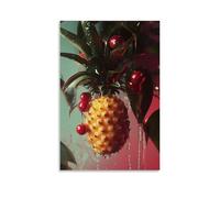 ZLLJXFZZ Poster de fruits Cyberpunk, Salak - Décoration murale moderne à suspendre - 60 x 90 cm