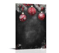 ZLLJXFZZ Poster de Noël à la craie, art mural moderne à suspendre, 20 x 30 cm