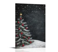ZLLJXFZZ Poster de Noël à la craie, art mural mural moderne à suspendre 40 x 60 cm