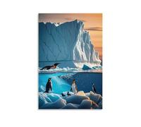 ZLLJXFZZ Poster mural moderne à suspendre sur le changement de climat 20 x 30 cm