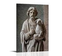 ZLLJXFZZ The Good Shepherd - Grace in Simplicity Décoration murale moderne à suspendre 20 x 30 cm