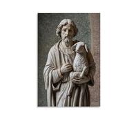 ZLLJXFZZ The Good Shepherd - Grace in Simplicity Décoration murale moderne à suspendre 40 x 60 cm