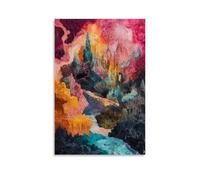 ZLLJXFZZ Une scène mythologique des dieux et des mortels dans une composition dramatique, influence baroque, décoration murale moderne à suspendre, 30 x 45 cm