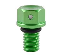 ZLLMY Nicecnc M1 0xp1.5 Vis De Boulon De Bouchon De Vidange D'huile/Fit pour Kawasaki KX 65 85 100 125 250 25F 450F KLX 250 D-Tracker 300 300R KDX 175 200 Durable and Cost-Effective (Color : Green)