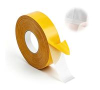 Zlokdraxy ruban thermocollant 2.5cm x 10m, adhésif double face | sans repassage/couture, lavable, pour ourlets/vêtements/pantalons/rideaux/tapis/housses, couture/réparation/DIY