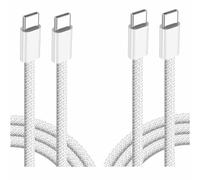 ZLONXUN 2-Pack 60W Cable USB C Compatible avec iPhone 15/16/15 Pro/16 Pro/Max,MacBook Pro Air/IPad/iPad Pro 12.9/11,AirPods 4.(1.5 mètre)