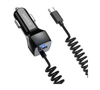 ZLONXUN Chargeur Voiture avec Câble USB C Para Xiaoim Redim Note 13 12 11 Pro 11s 9, Google Pixel 8/8 Pro/7a/7 Pro/6/6a/6 Pro,Huawei P30 P20 Lite,Oppo