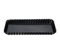 ZLPOFHS Moule à tarte cannelée, cuisson, fond amovible, outil de Quiche antiadhésif rectangulaire, accessoires de cuisine