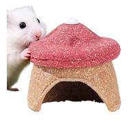 Zlqemik Maison pour Hamster | Jouets à Mâcher en Forme de Champignon pour la Dentition des Animaux | Caverne pour Hamster,Cage pour Hérisson, Furet, Lapin et Autres Nac