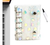 Zlqemik Protège-documents transparent en PVC transparent, couverture de protection de documents pour journal, scrapbooking, carnet de notes, pour une utilisation comme journal de voyage, pour le