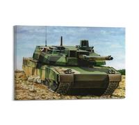 ZLQYHW Poster Leclerc sur toile décorative Motif char de combat français 20 x 30 cm