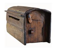 ZLSNOBLE Boîte Aux Lettres Extérieure en Bois Creative Home Décoration Murale Maison Villa Rétro Boîte Aux Lettres Extérieure Étanche À La Pluie Murale